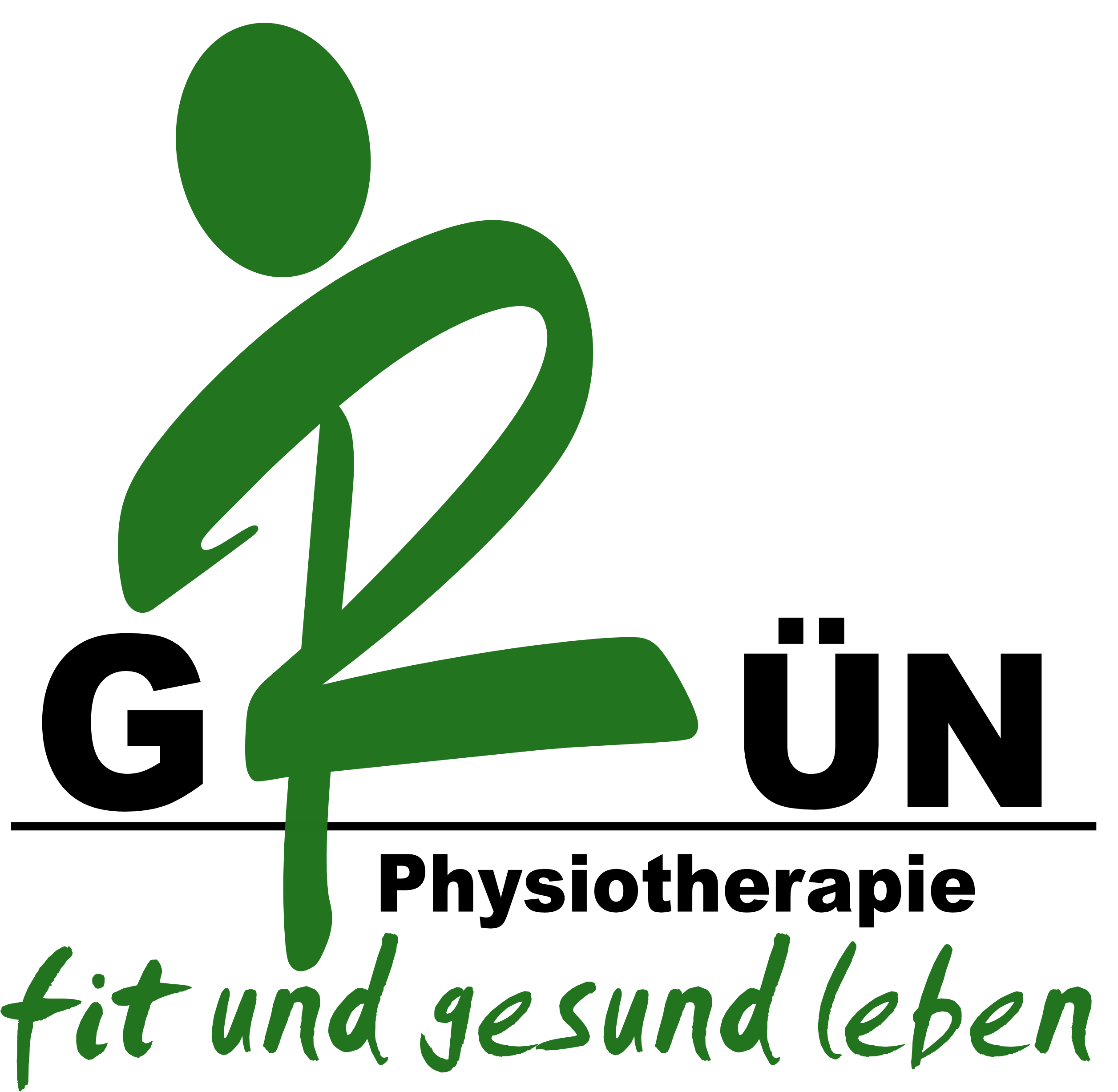 Physiotherapie Grün - Logo ohne Hintergrund